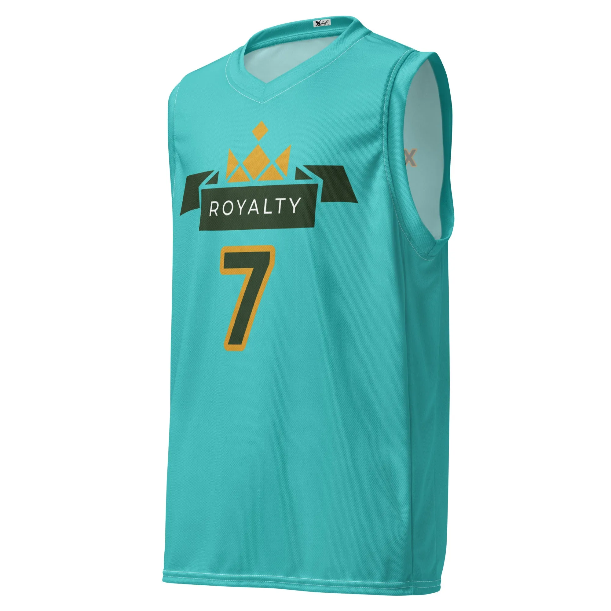 ROYALTY BY XCLUSIF POETIX TURQUOISE unisex basketball jersey