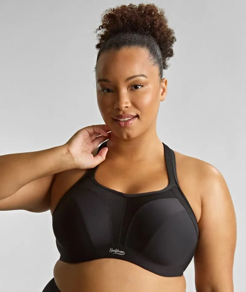 Sculptresse Activate Non Padded Underwired Sports Bra - Black