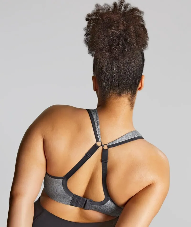 Sculptresse Activate Non Padded Underwired Sports Bra - Charcoal Marle