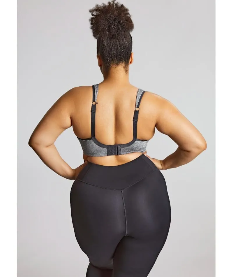 Sculptresse Activate Non Padded Underwired Sports Bra - Charcoal Marle