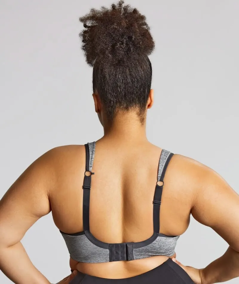 Sculptresse Activate Non Padded Underwired Sports Bra - Charcoal Marle