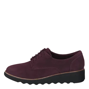 Sharon Noel Burgundy Nubuck