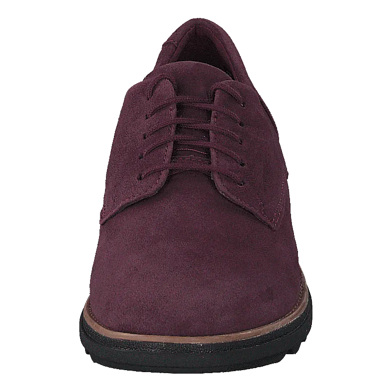 Sharon Noel Burgundy Nubuck