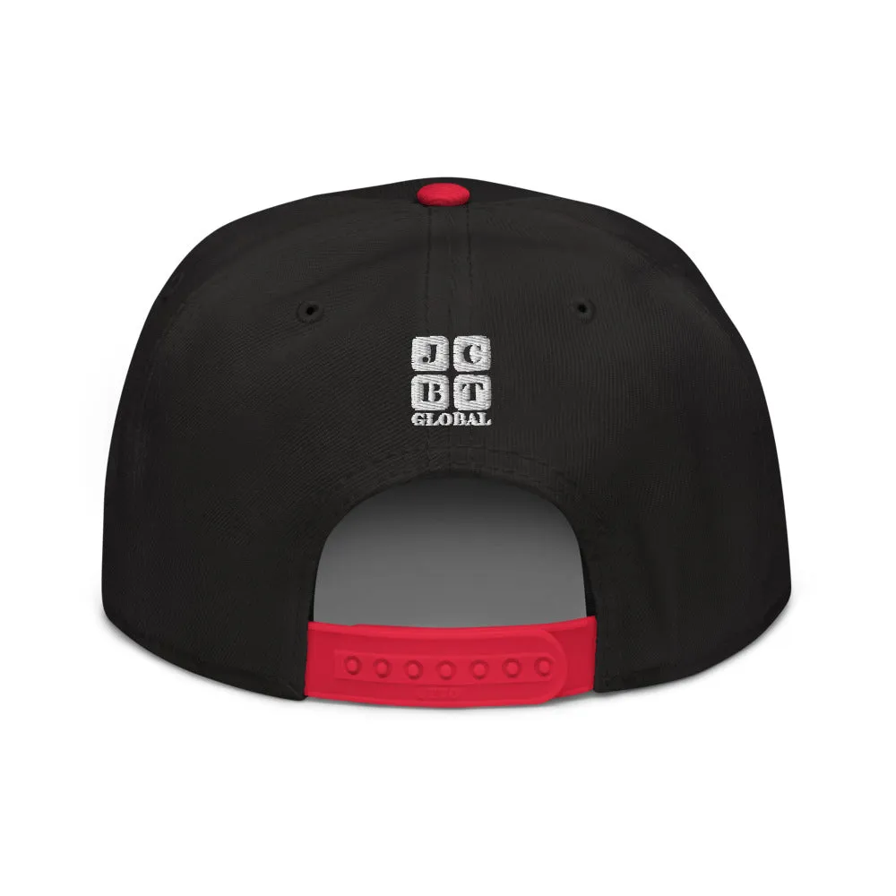 Snapback Hat "2051-0021 Born To Play Basketball (White Logo)"