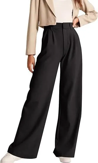 Solid color straight leg pants-D117 | Inspanda