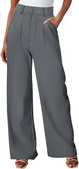 Solid color straight leg pants-D117 | Inspanda