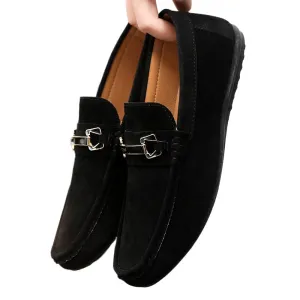 Spring and summer Doudou shoes men's casual shoes cloth shoes lazy shoes driving breathable one pedal men's shoes foreign trade large size 4546