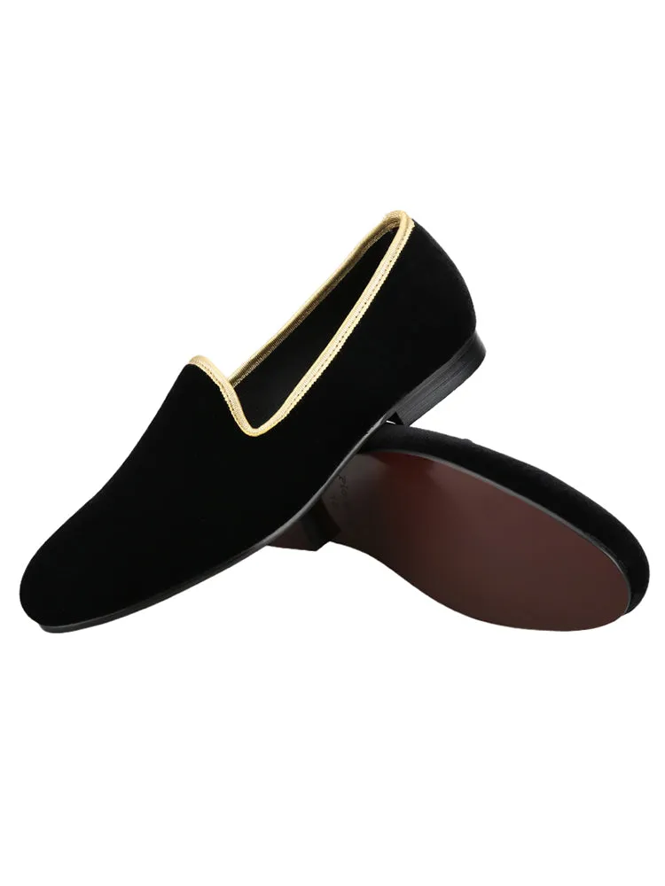 Summer new breathable leather inner men's loafers fashion party wear imported velvet one-pedal loafers men