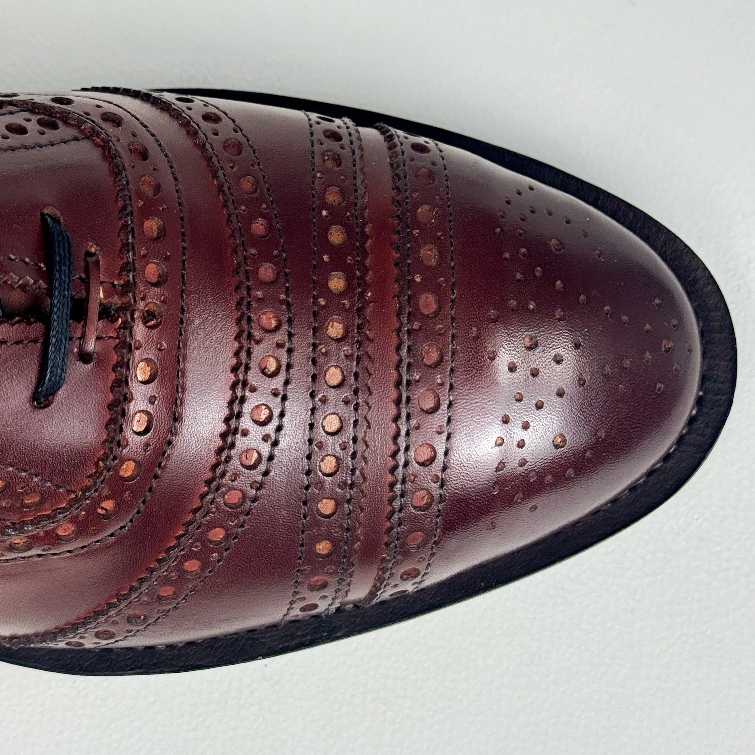 The Burgundy Brogue – Goodyear Welted