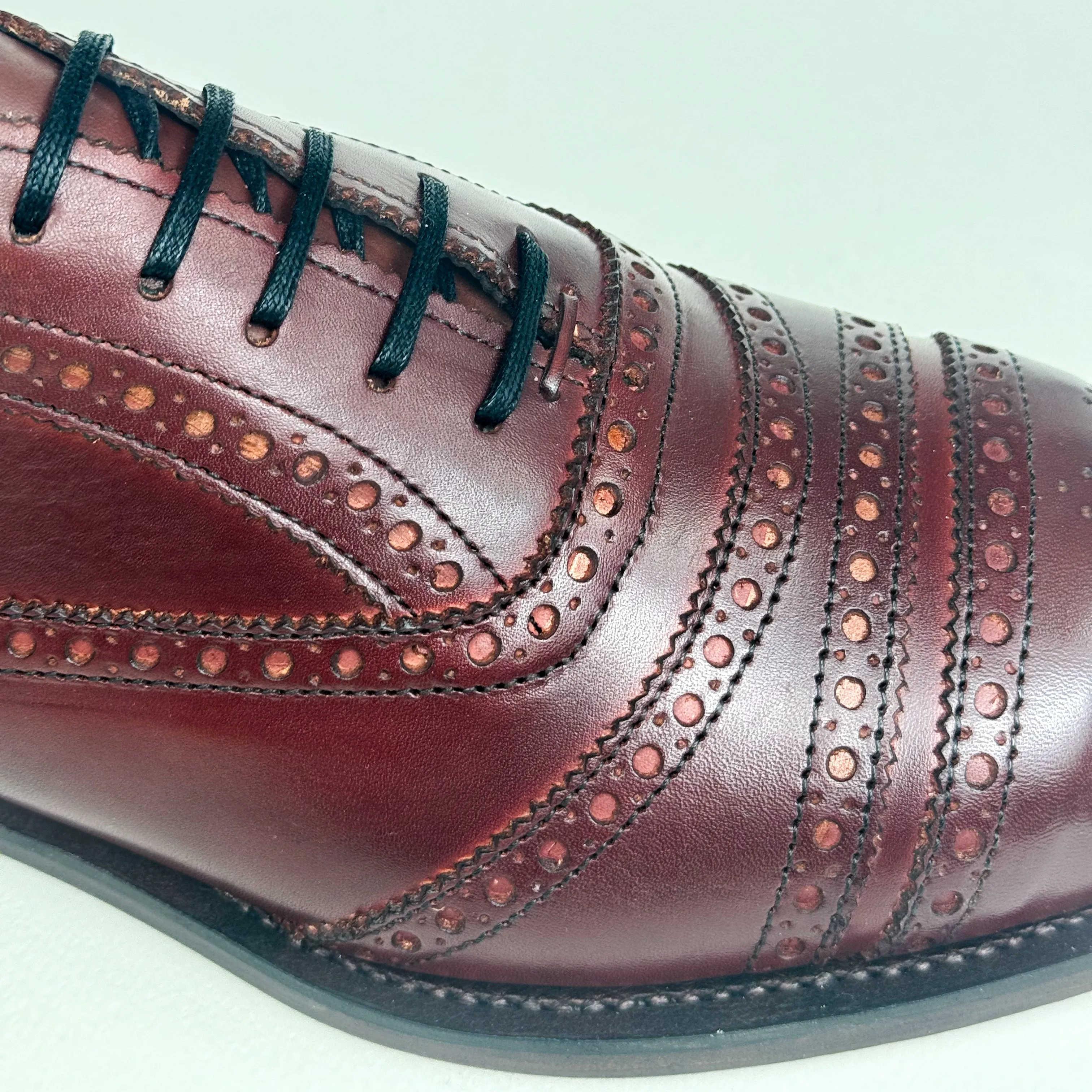 The Burgundy Brogue – Goodyear Welted