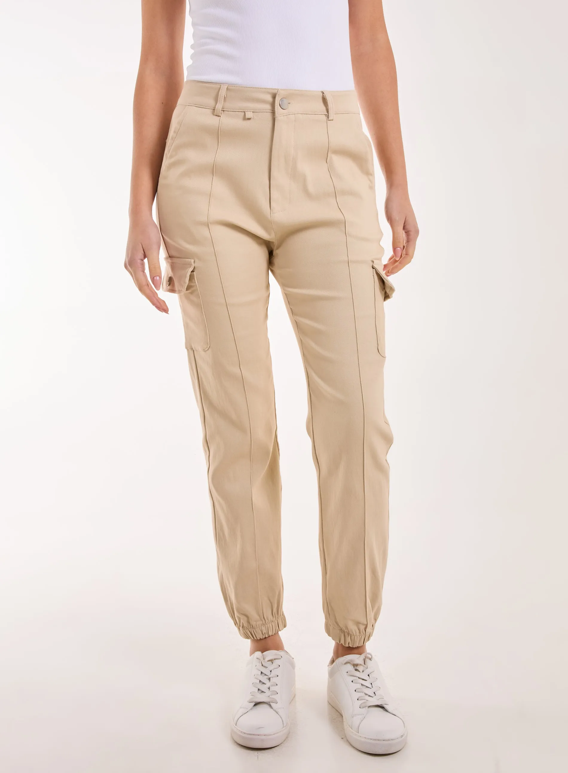 Utility Stretch Cargo Trousers