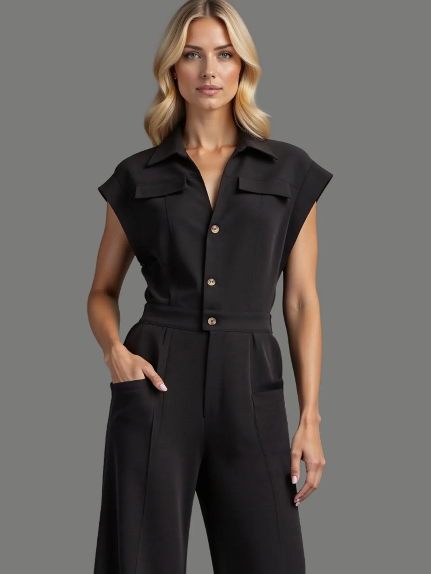 Utility Two Pocket Jumpsuit