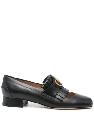 Vlogo signature leather loafers