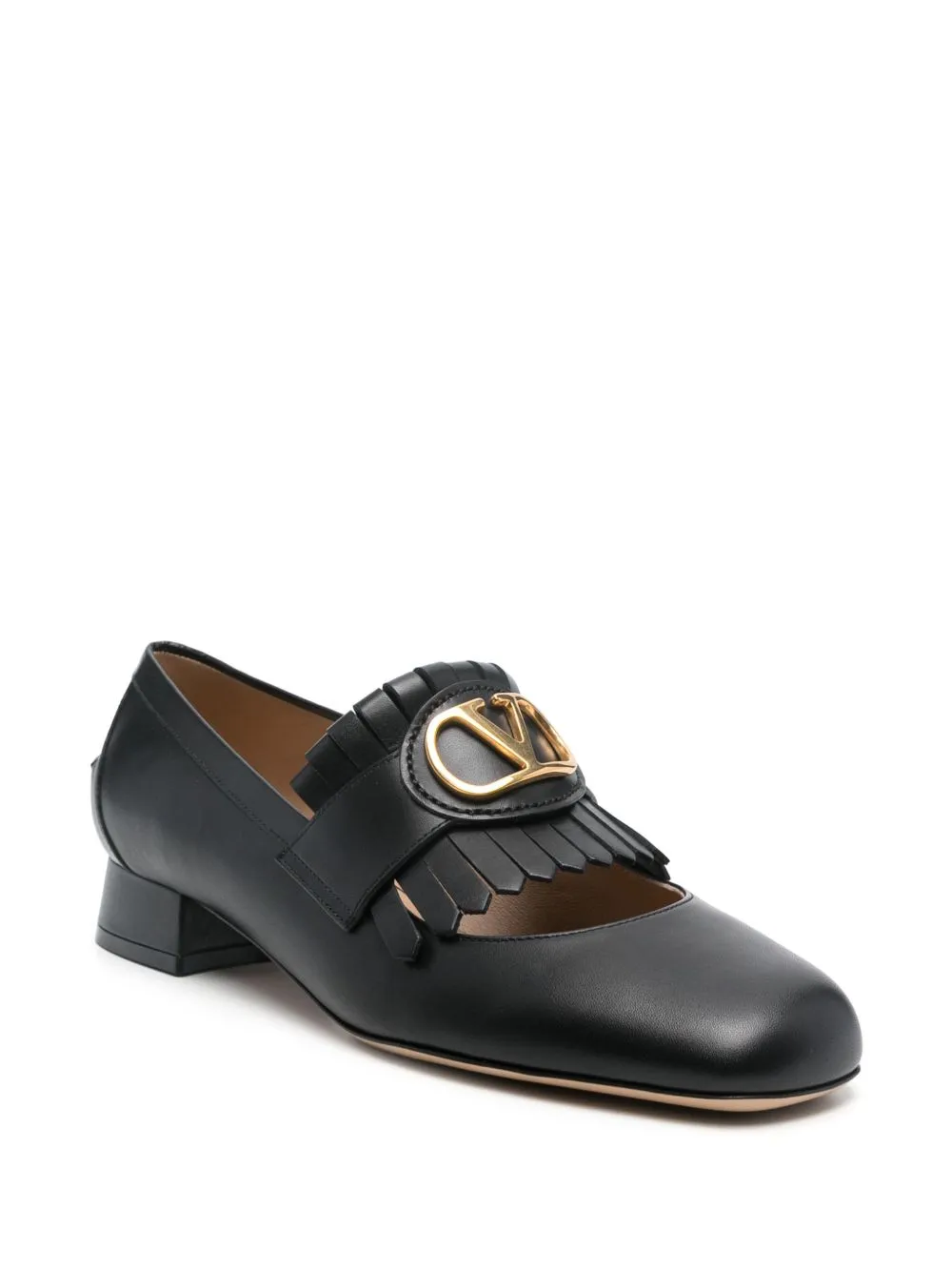 Vlogo signature leather loafers