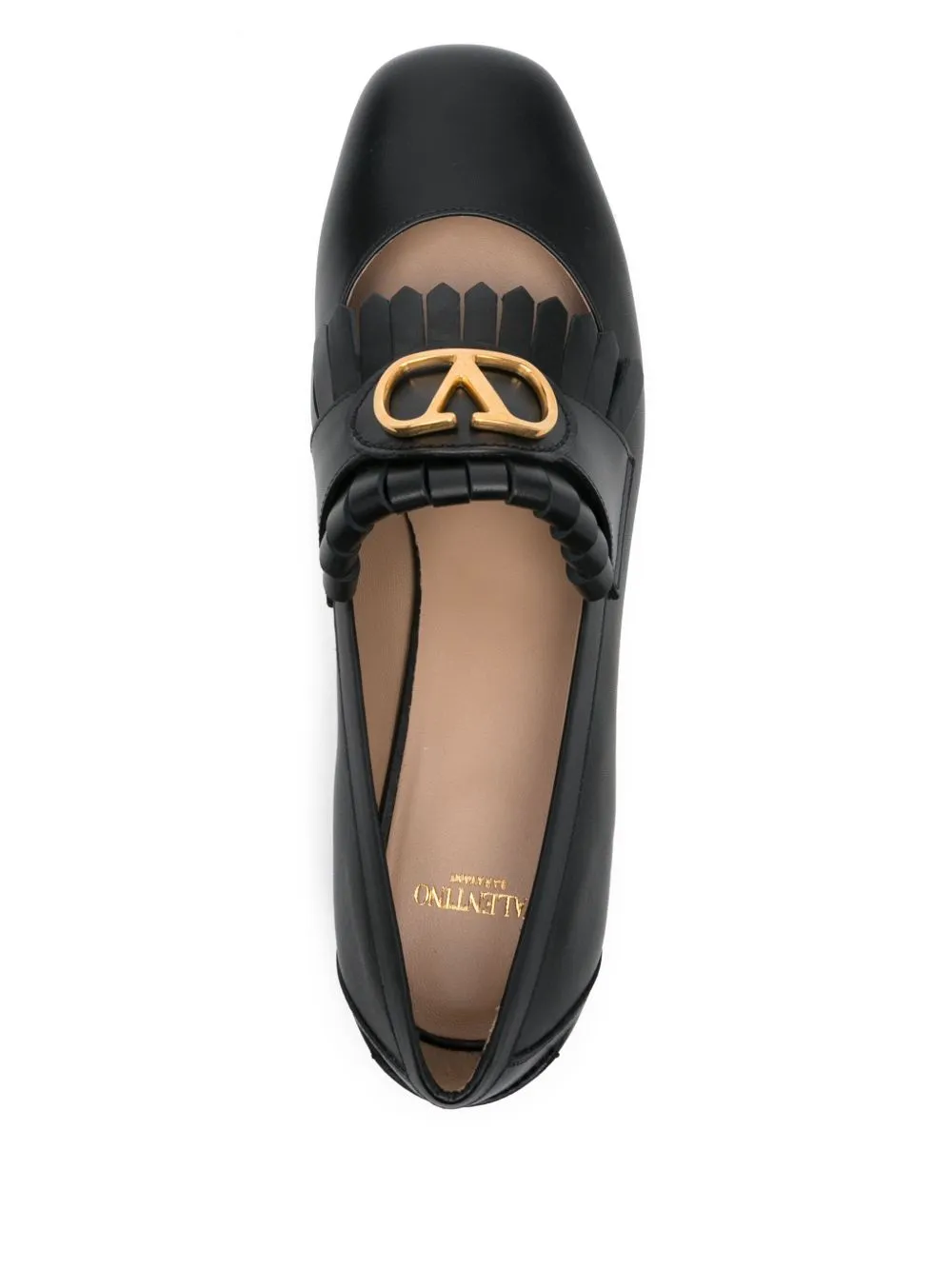 Vlogo signature leather loafers