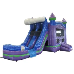 Wave Bounce House Combo Wet n Dry with Slide