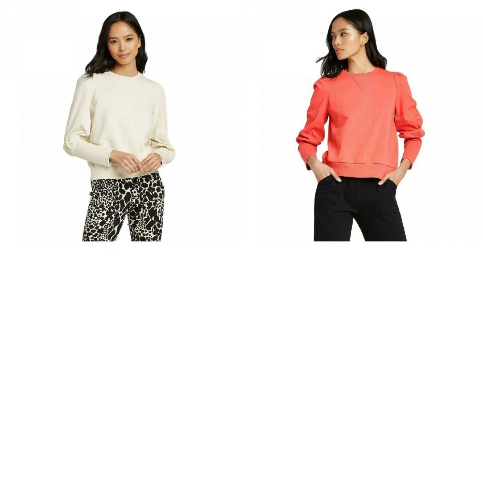 Who What Wear Women's Edwardian Pullover Sweatshirt