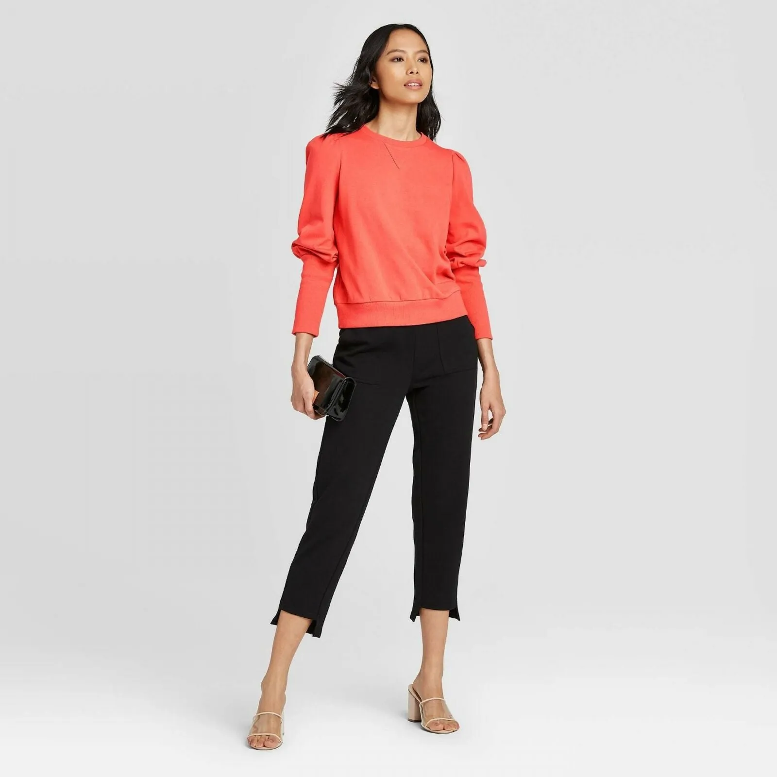 Who What Wear Women's Edwardian Pullover Sweatshirt
