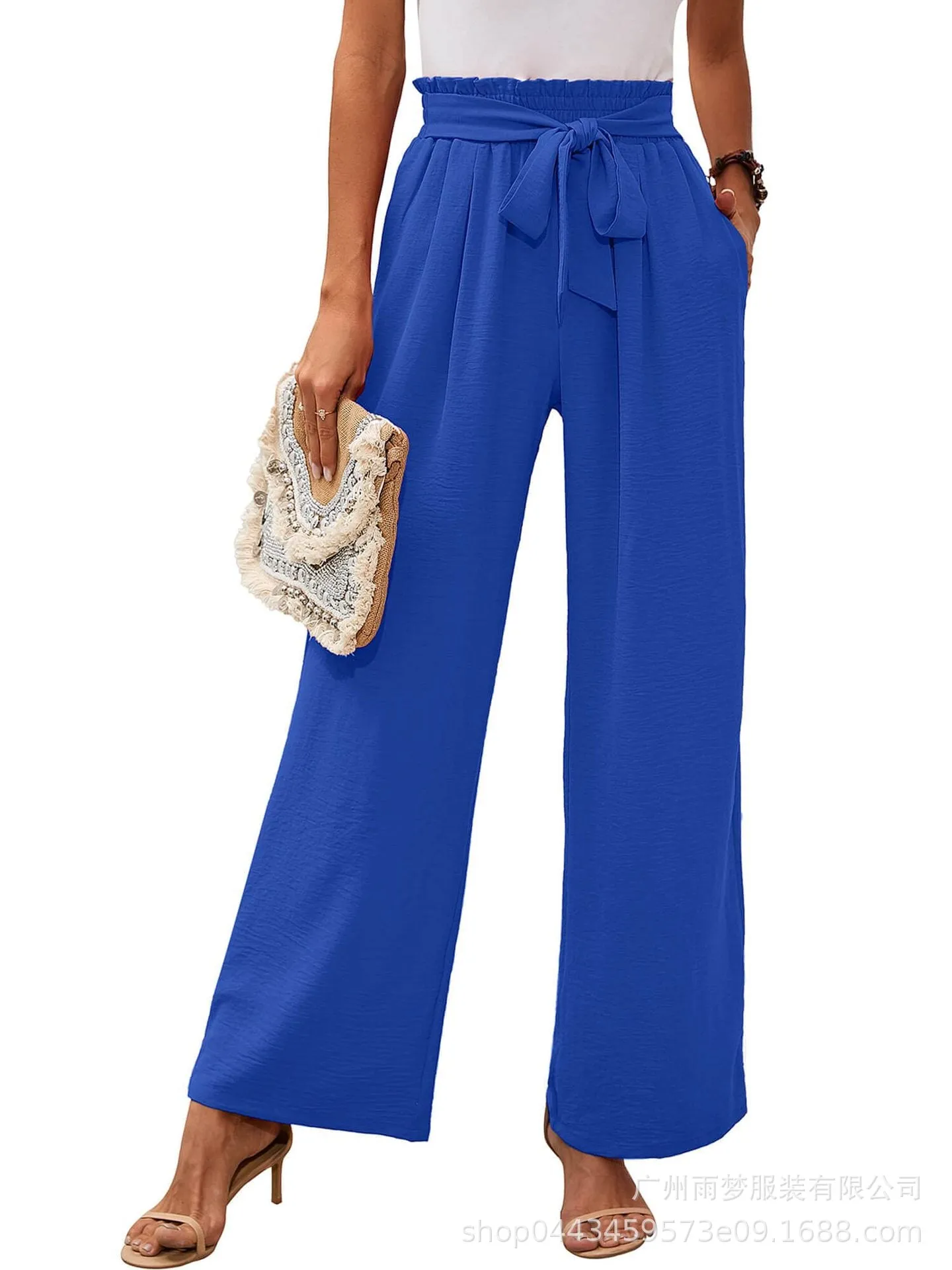 Wide-leg pants-D118 | Inspanda