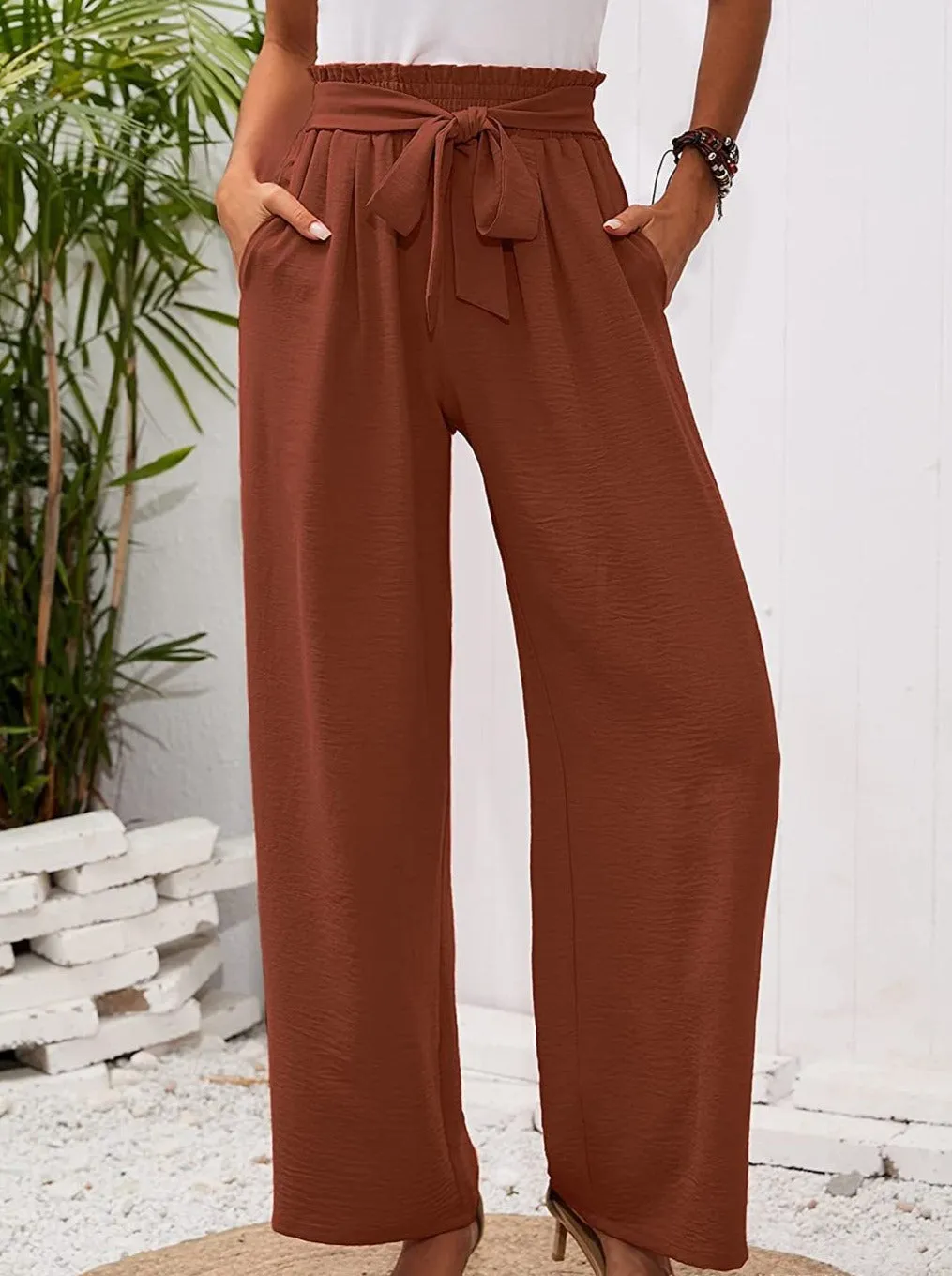 Wide-leg pants-D118 | Inspanda