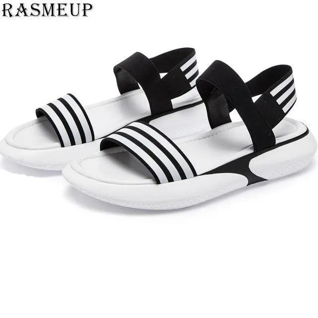 Women's Chunky Shoes Fashion Buckle Thick Soled Casual Woman Beach Sandal