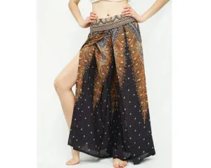 Wrap around pants,Boho pants,Beach pants,hippie pants,vacation pants,Open Leg Pants,bohemian wrap around pants,boho open pants