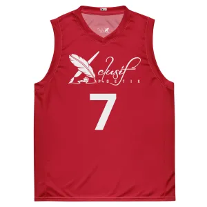 XCLUSIF POETIX RED unisex basketball jersey