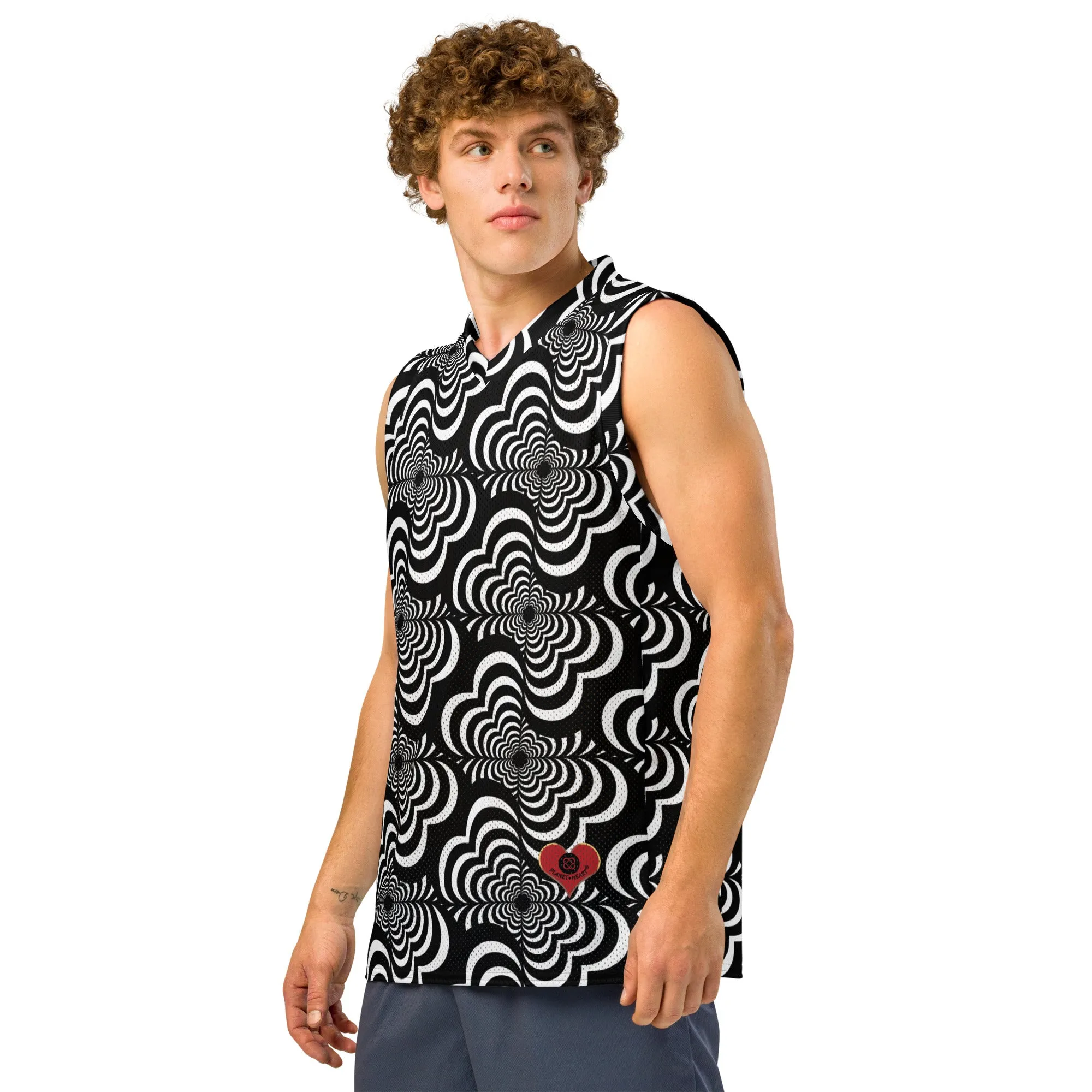 Zebra Love™ Premium basketball jersey, logo on back!